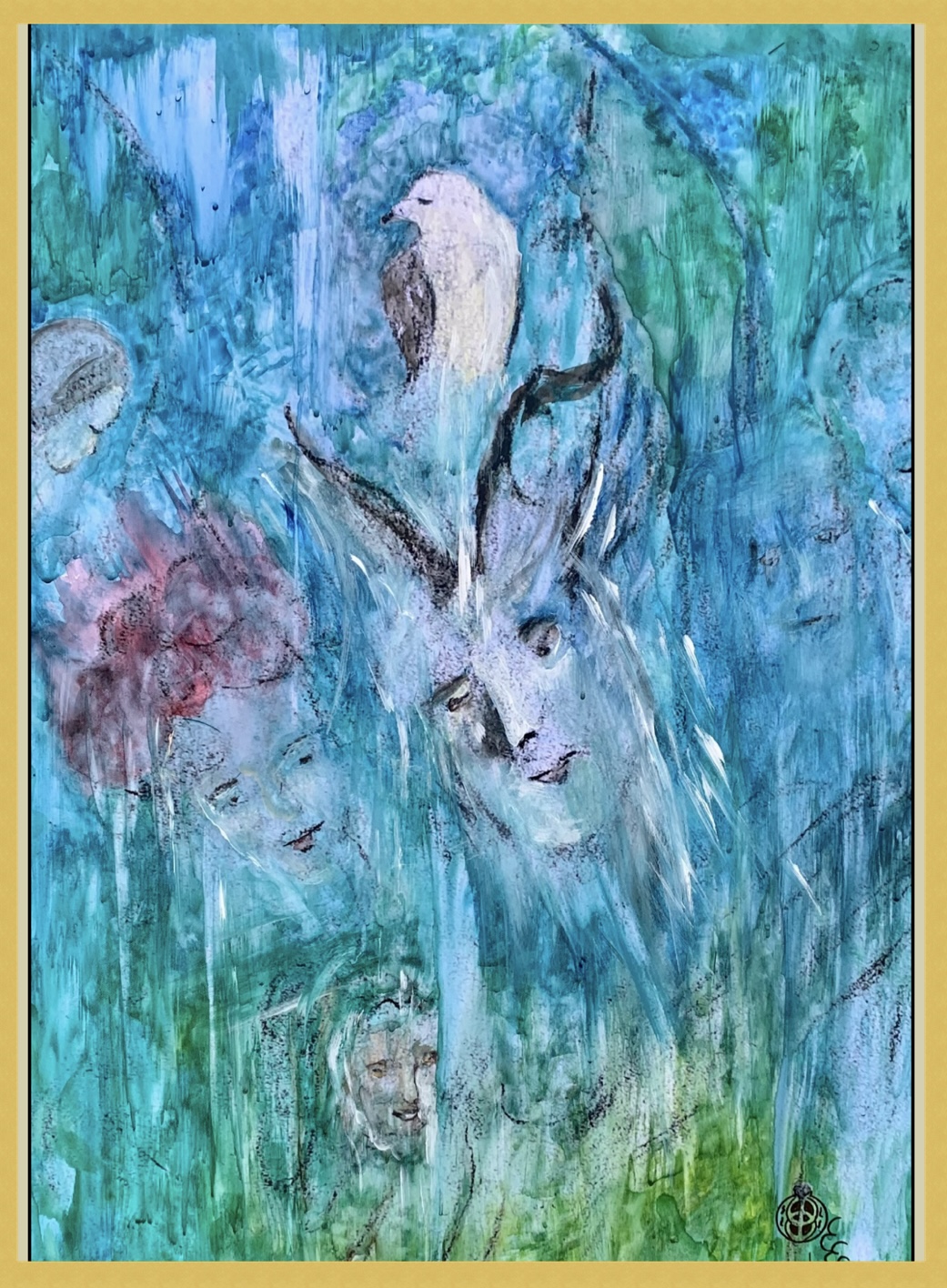 Blaues Energiebild 2