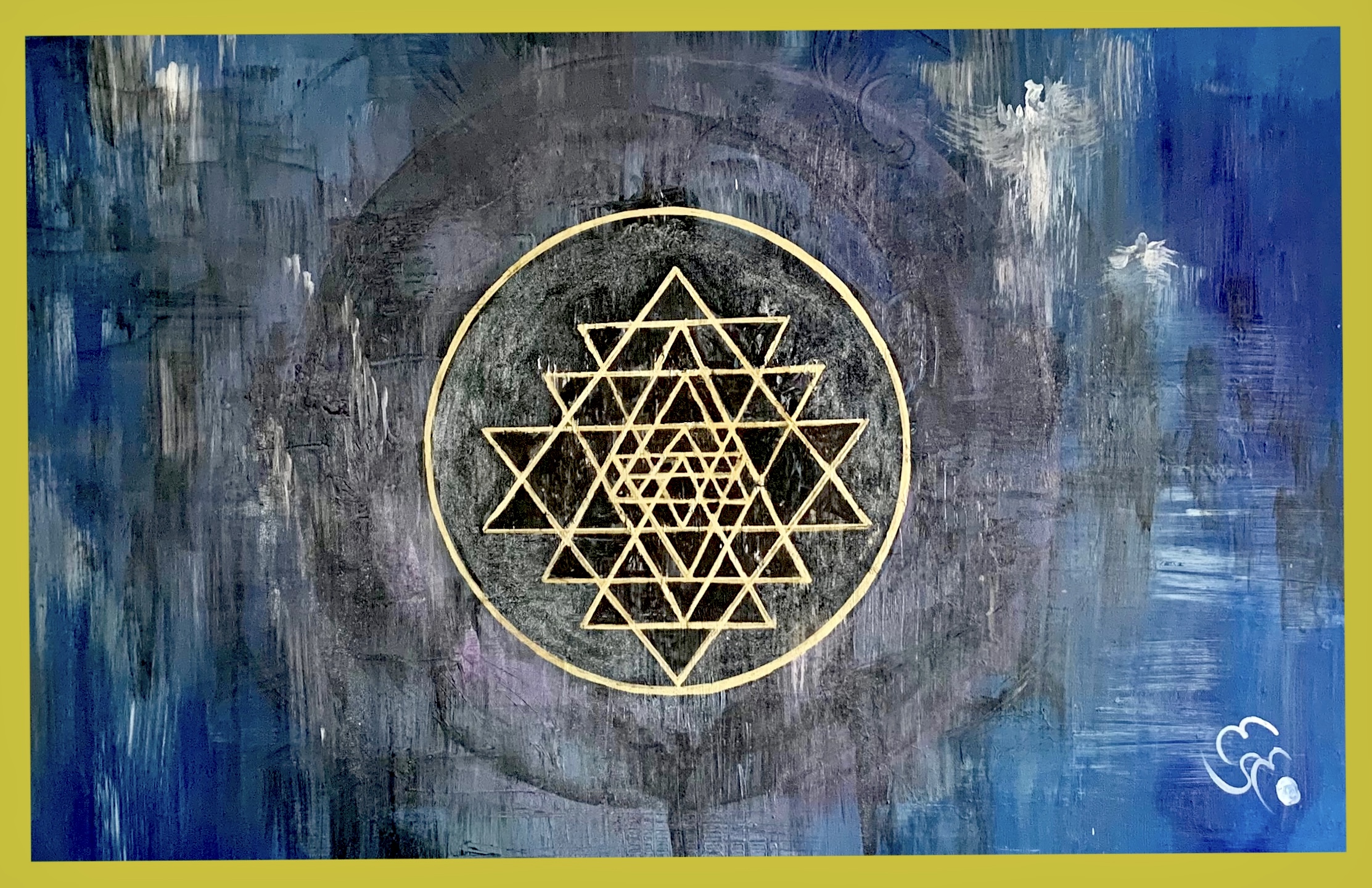 Blaues Energiebild 8