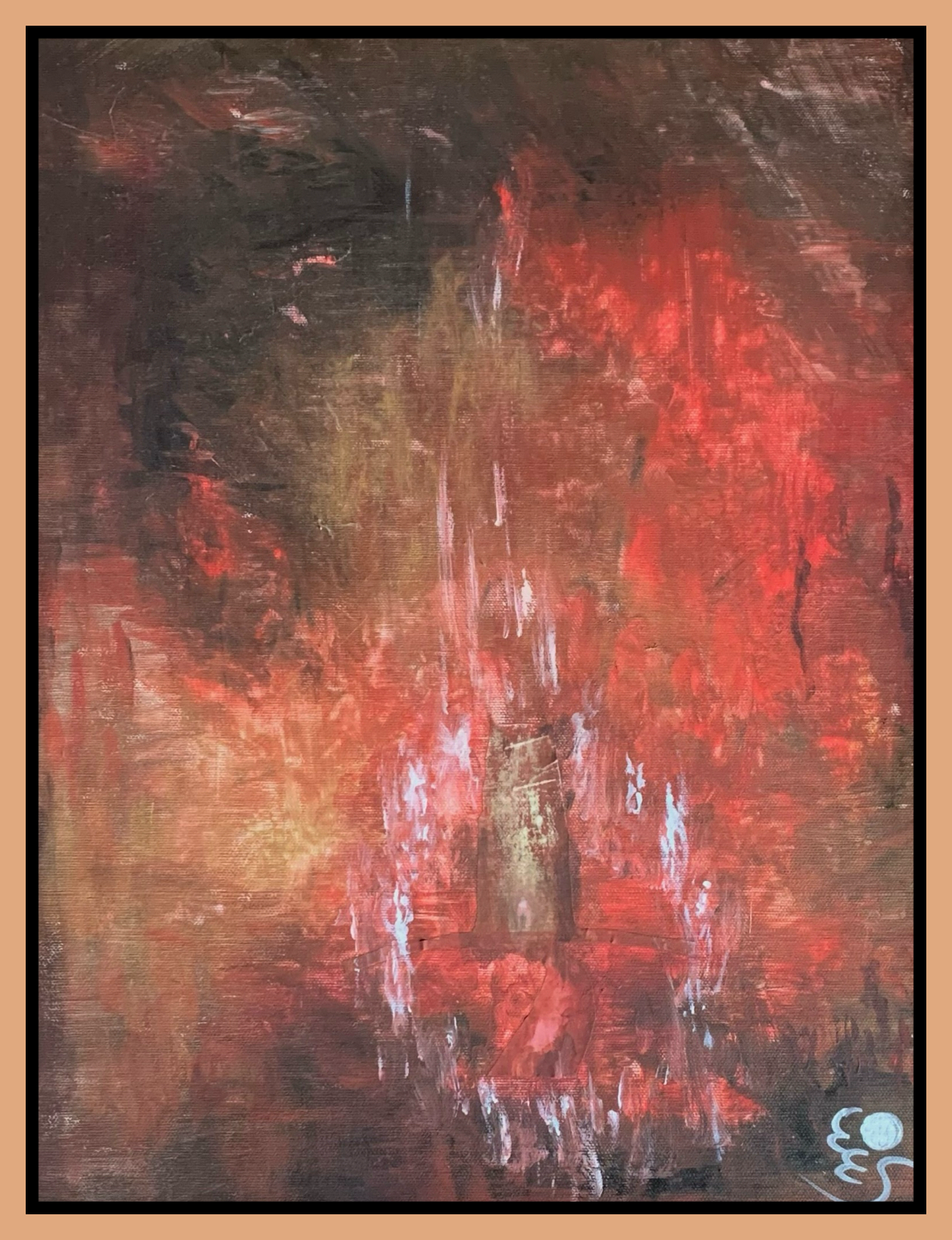 Rotes Energiebild 10